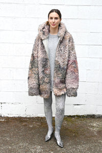 Floral Metallic Tights