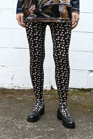 Spotted Velvet Tights