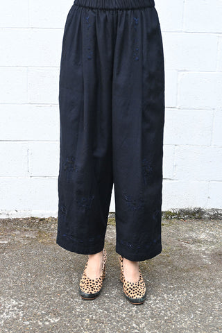 Beaded Flower Pants