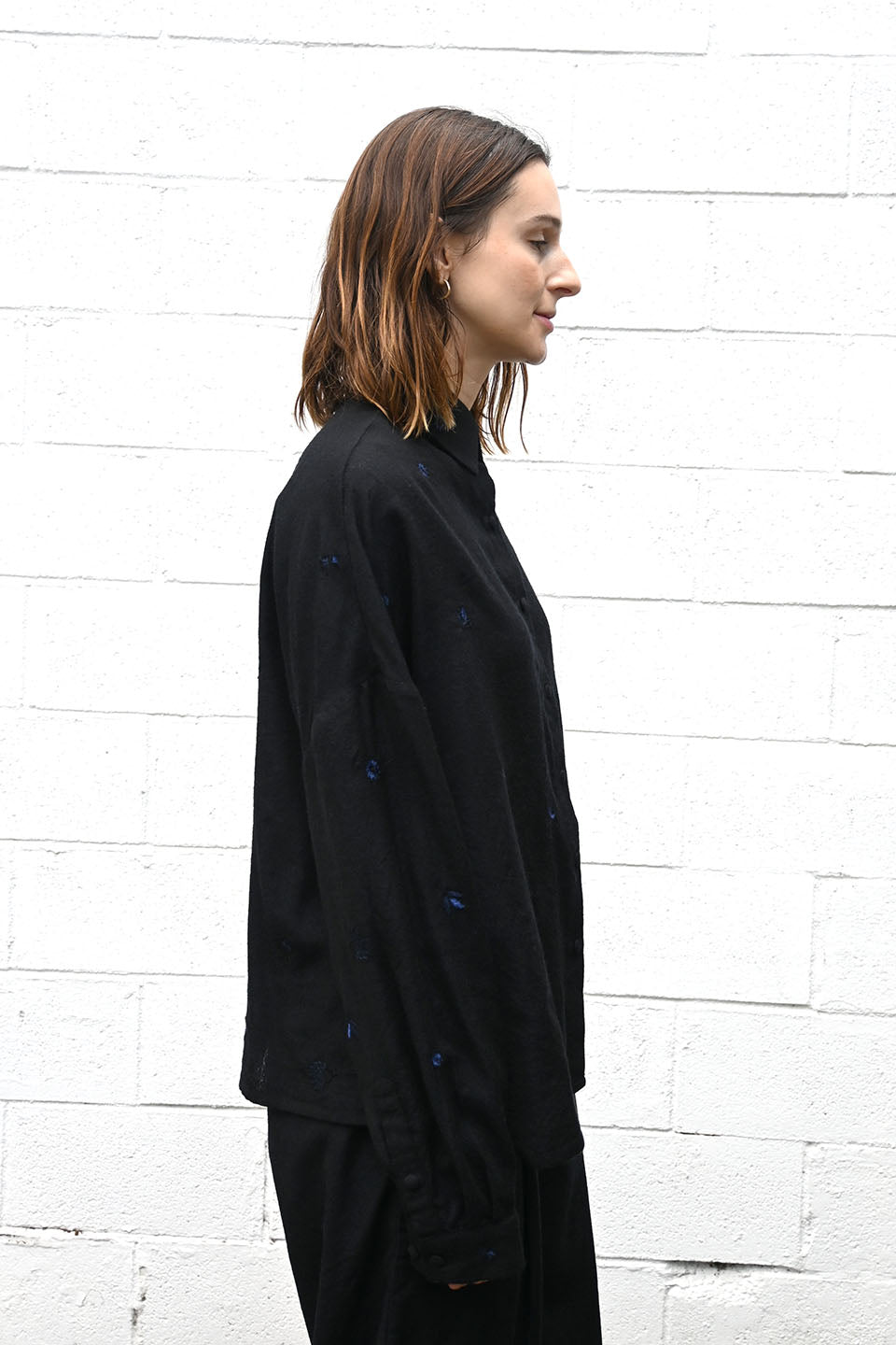 Beaded and Embroidered Shirt