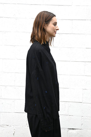 Beaded and Embroidered Shirt