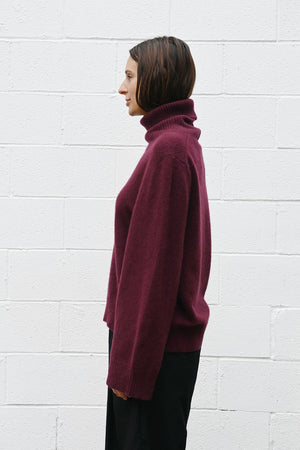 Cherry Turtleneck