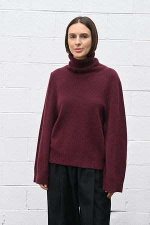 Cherry Turtleneck