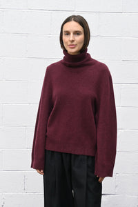 Cherry Turtleneck