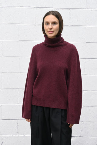 Cherry Turtleneck