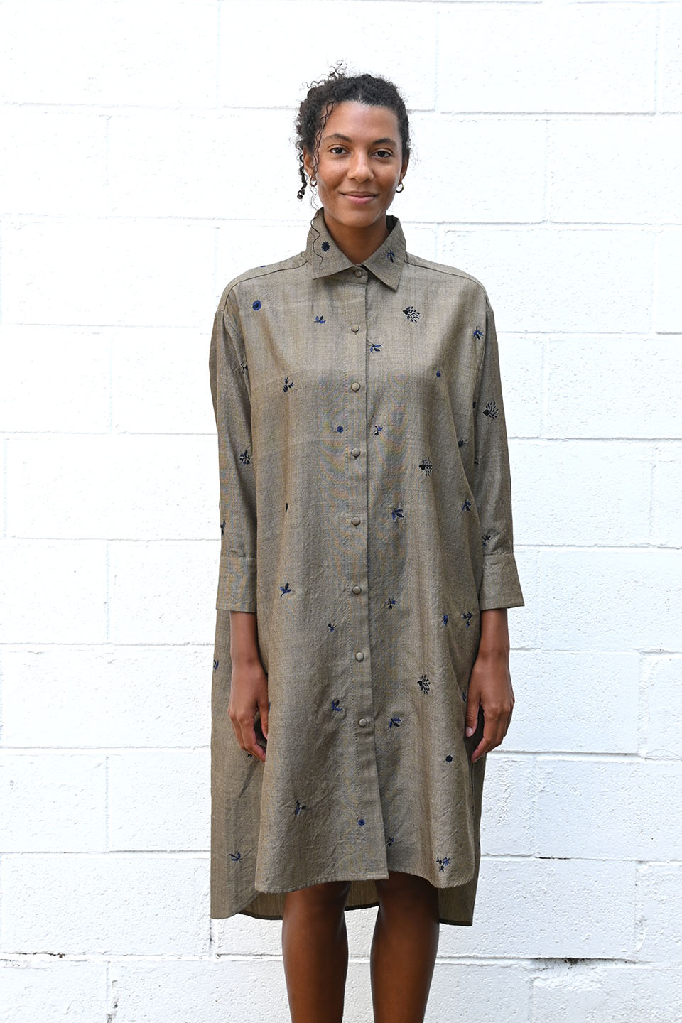 Mini Purana Loose Fit Shirt Dress