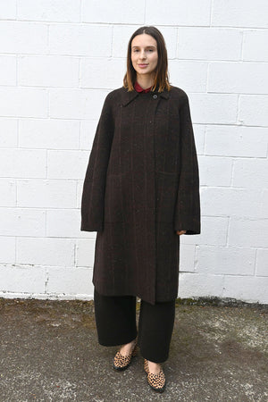 Long Heathered Coat