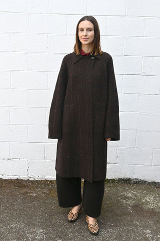 Long Heathered Coat