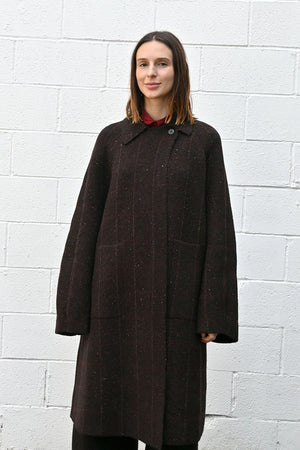Long Heathered Coat