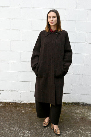 Long Heathered Coat