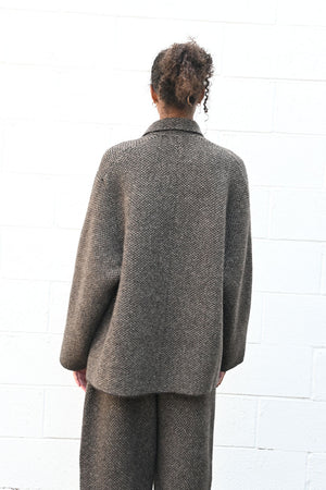Herringbone Bob's Coat
