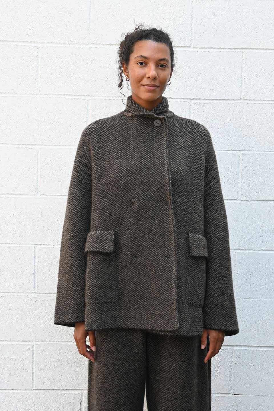 Herringbone Bob's Coat