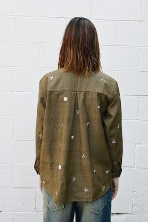 Mid Khaki Purana Shirt