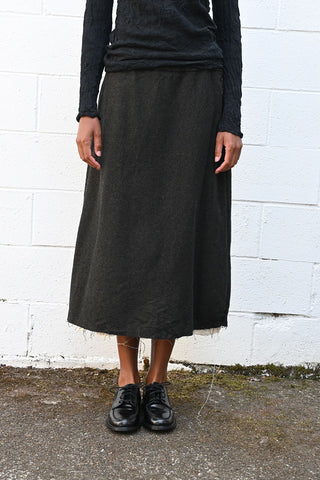 Eco Wool Herringbone Skirt