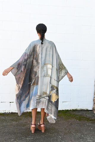 Printed Caftan Dress