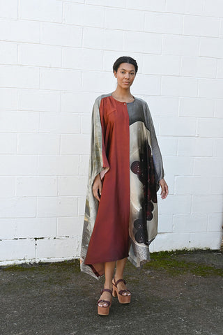 Printed Caftan Dress