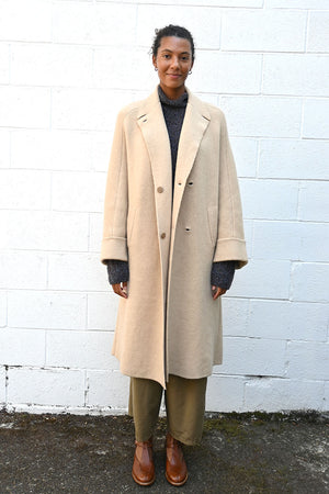 Long Albino Camel Coat