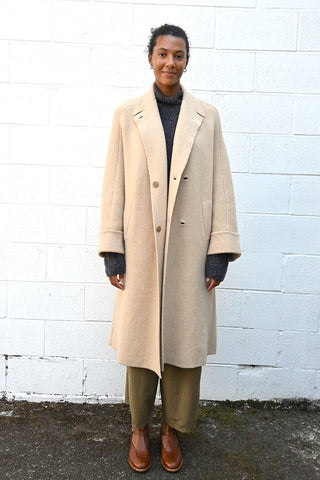 Long Albino Camel Coat