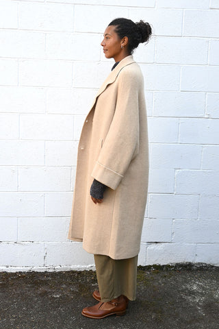 Long Albino Camel Coat
