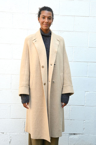 Long Albino Camel Coat