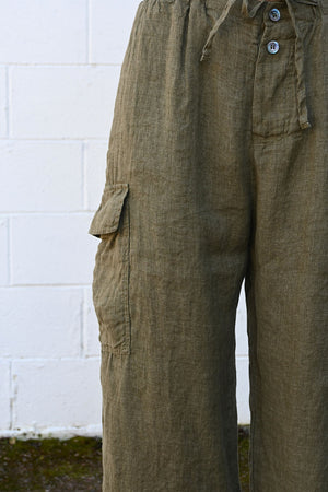 Green Hemp Pants