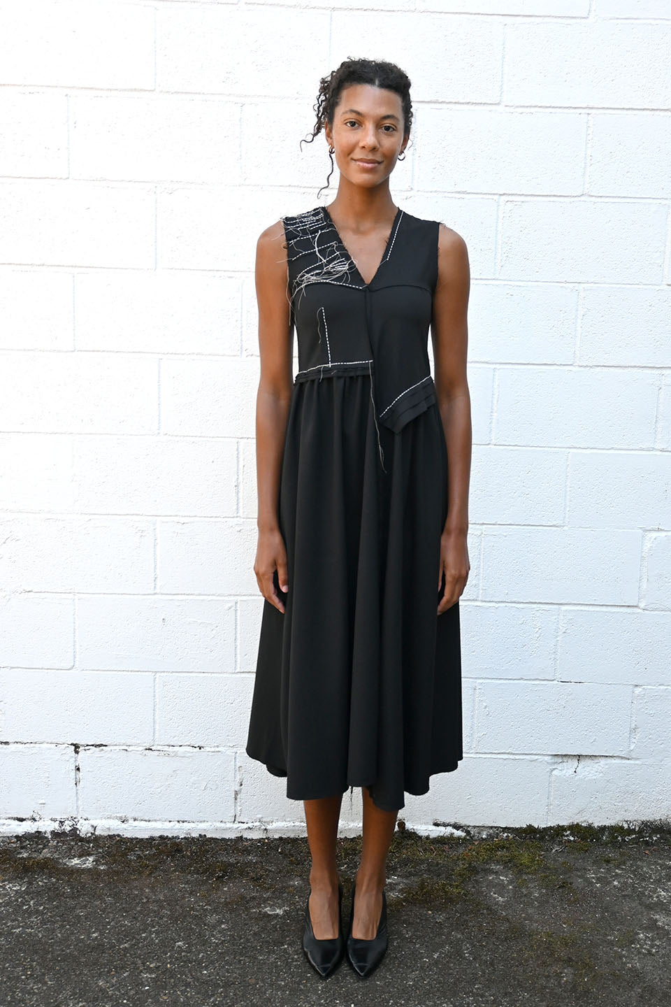 Wool Sleeveless Dress