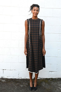 Wool Checked Dress