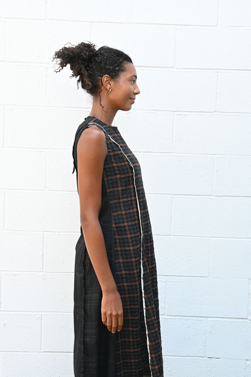 Wool Checked Dress