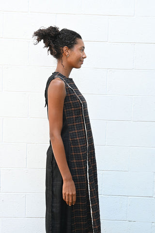 Wool Checked Dress