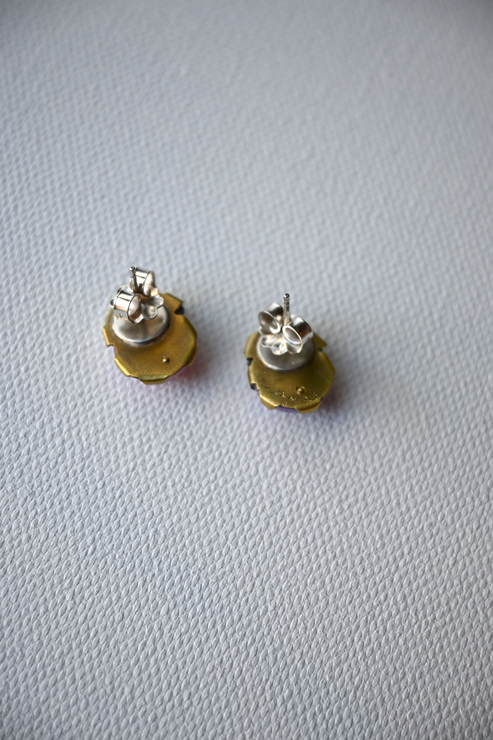 Tiny Mismatched Purple/Pink Studs