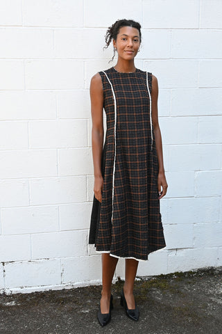 Wool Checked Dress