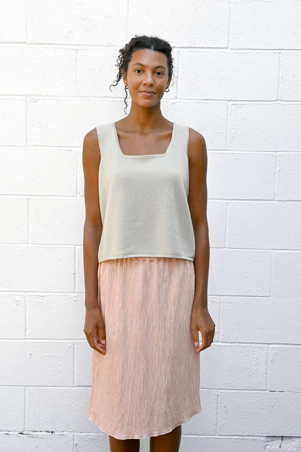Rose Pleated Skirt