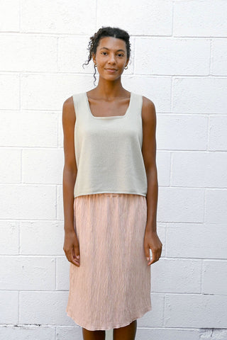 Rose Pleated Skirt