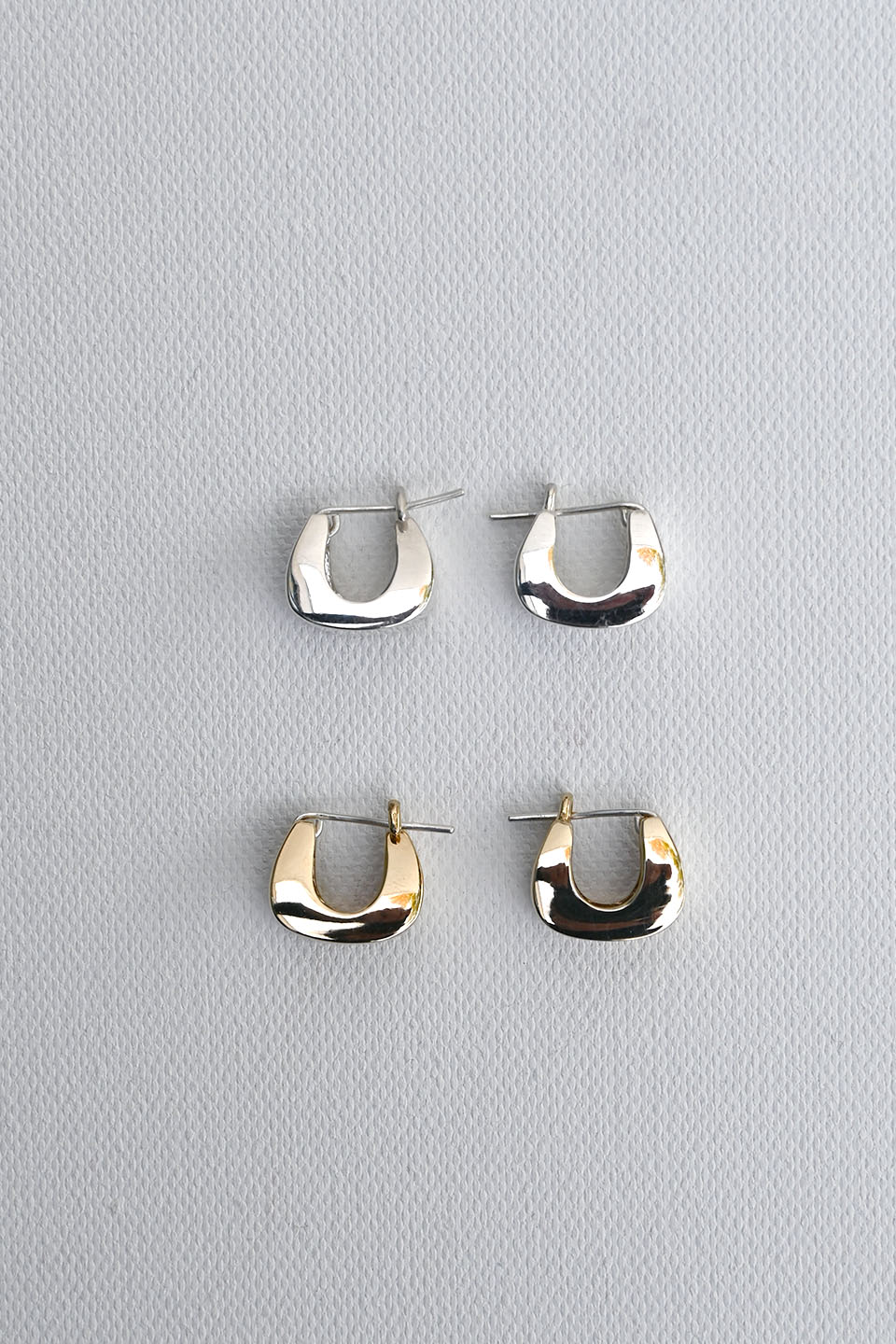 Proctor Earrings Brass / Silver