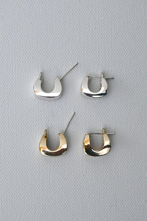 Proctor Earrings Brass / Silver