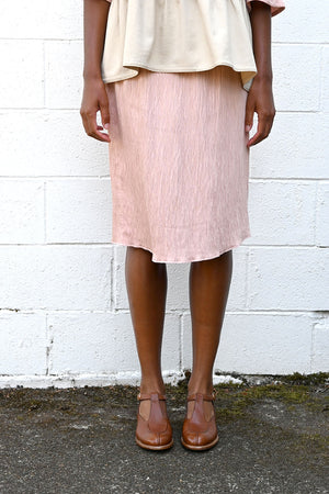 Rose Pleated Skirt