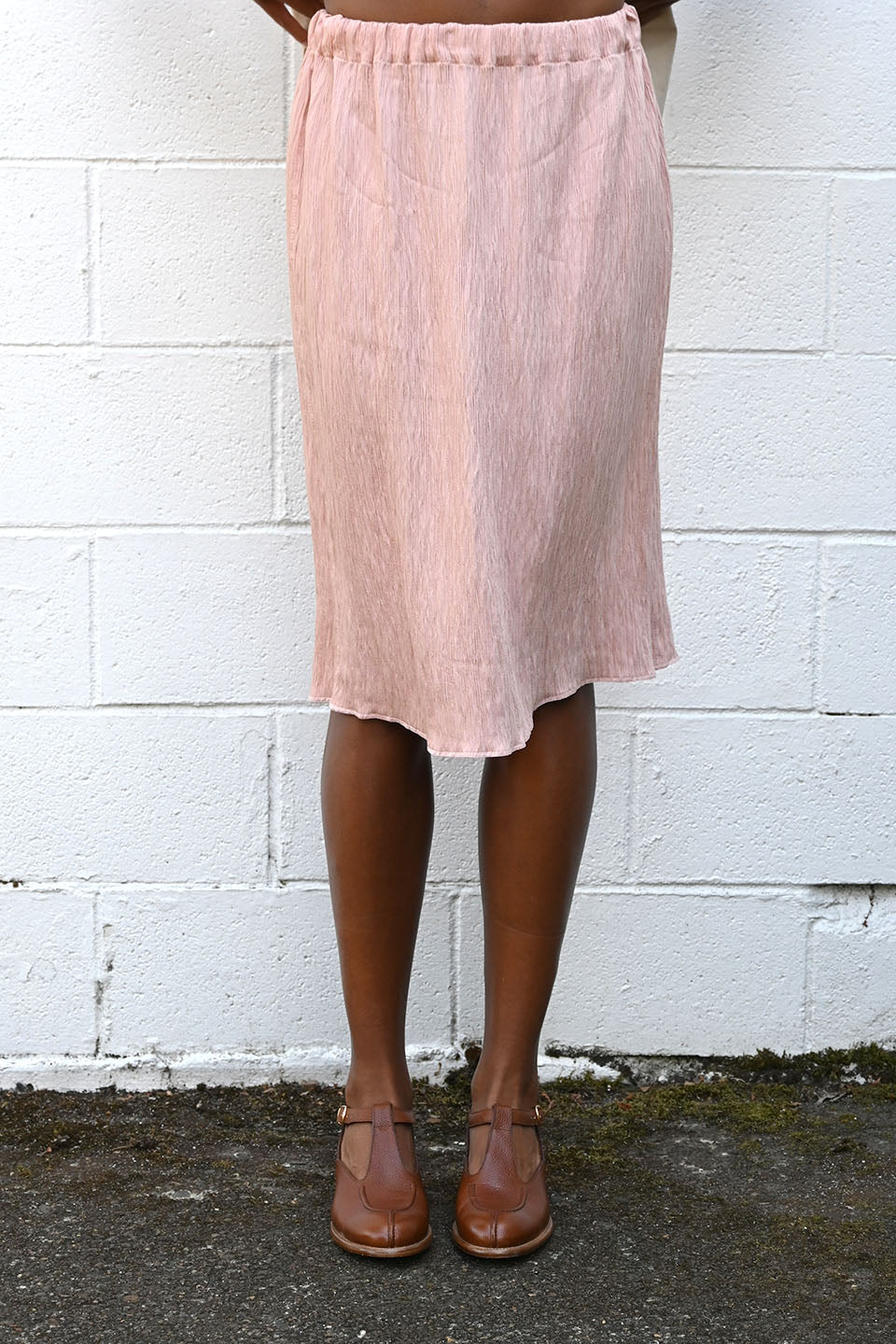 Rose Pleated Skirt