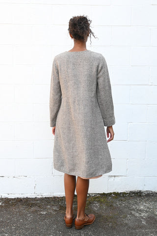 Devon Wool Dress Grey