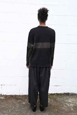Dual Layered Wool Cotton Jersey Cardigan