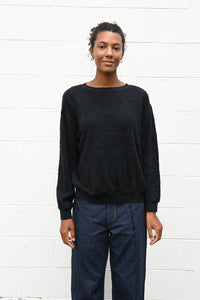 Silk Sweatshirt Black