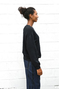 Silk Sweatshirt Black