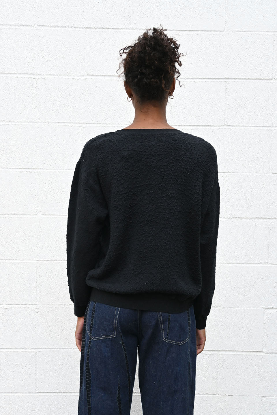 Silk Sweatshirt Black