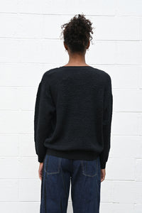 Silk Sweatshirt Black