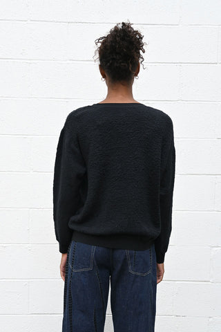 Silk Sweatshirt Black
