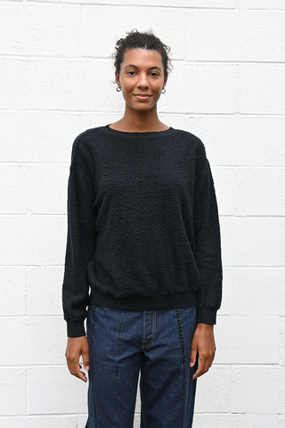 Silk Sweatshirt Black
