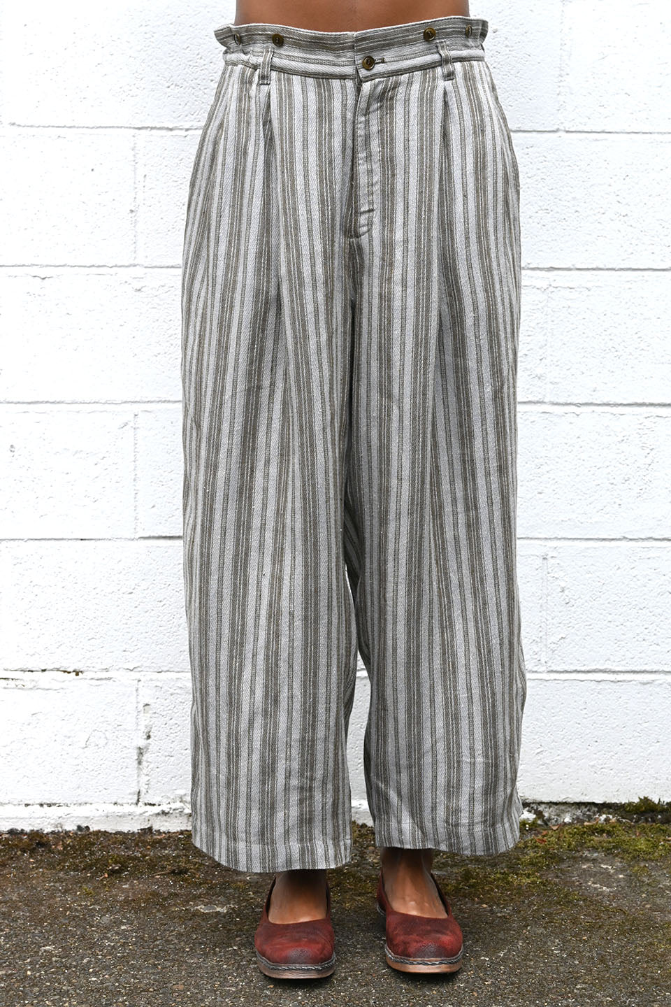 Striped Linen Pants