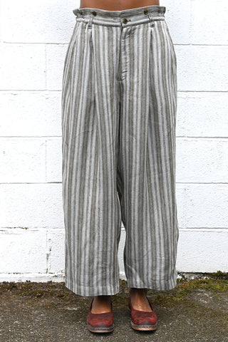 Striped Linen Pants