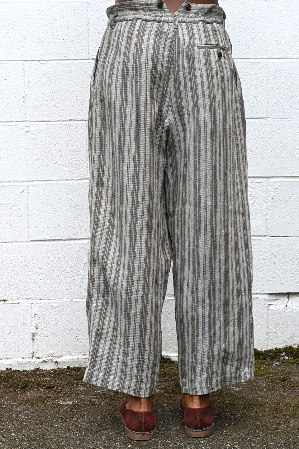 Striped Linen Pants