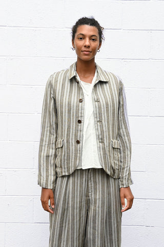 Striped Linen Jacket