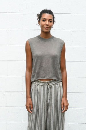 Sleeveless Sweater in Sage